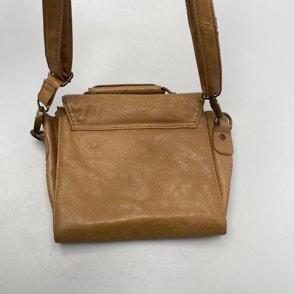 Xhilaration Faux Leather Small Tan Crossbody Purse 7.5"x7"x2" - Picture 12 of 16